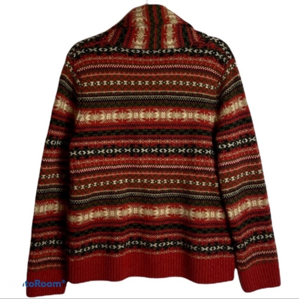 Carroll Reed Wool Cardigan Size Large - Picture 2 of 4
